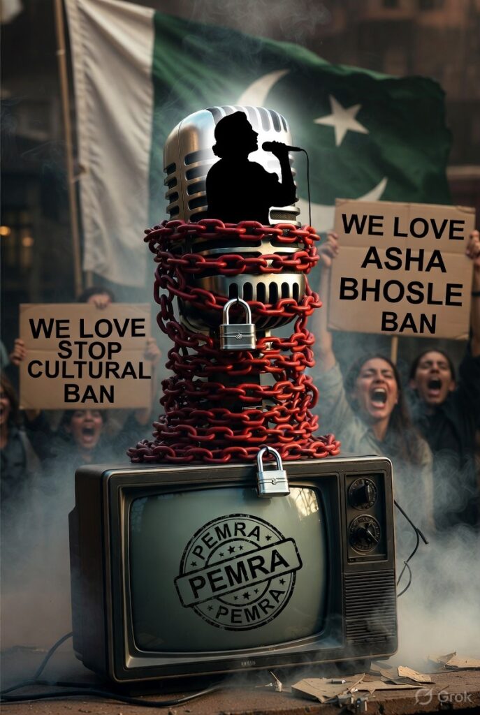 पाकिस्तान में आशा भोसले का नाम भी विवादास्पद? चैनल पर कार्रवाई, फैंस में भारी आक्रोश