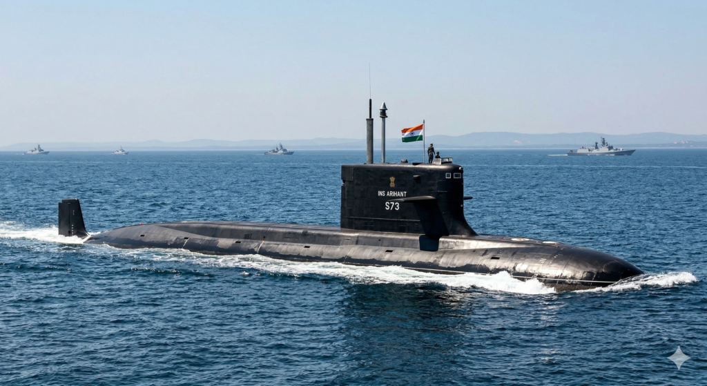 भारत की स्वदेशी परमाणु पनडुब्बी INS अरिधमान नौसेना में शामिल: समुद्र में मजबूत दूसरा प्रहार, चीन-पाकिस्तान पर रणनीतिक दबाव!