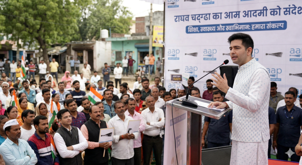 खामोश करवाया गया हूँ, हारा नहीं हूँ: राघव चड्ढा का आम आदमी को संदेश – राज्यसभा डिप्टी लीडर पद से हटाए जाने के बाद क्या है पूरा मामला?