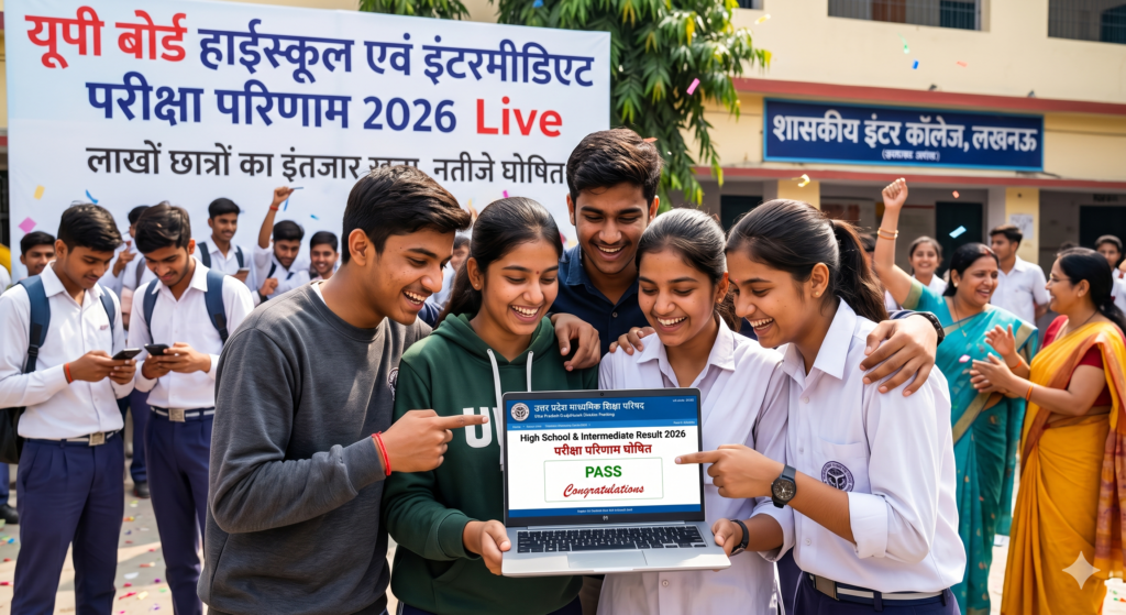 UP Board Result 2026 Live Updates: यूपी बोर्ड 10वीं और 12वीं का रिजल्ट जारी, लड़कियों ने फिर मारी बाजी