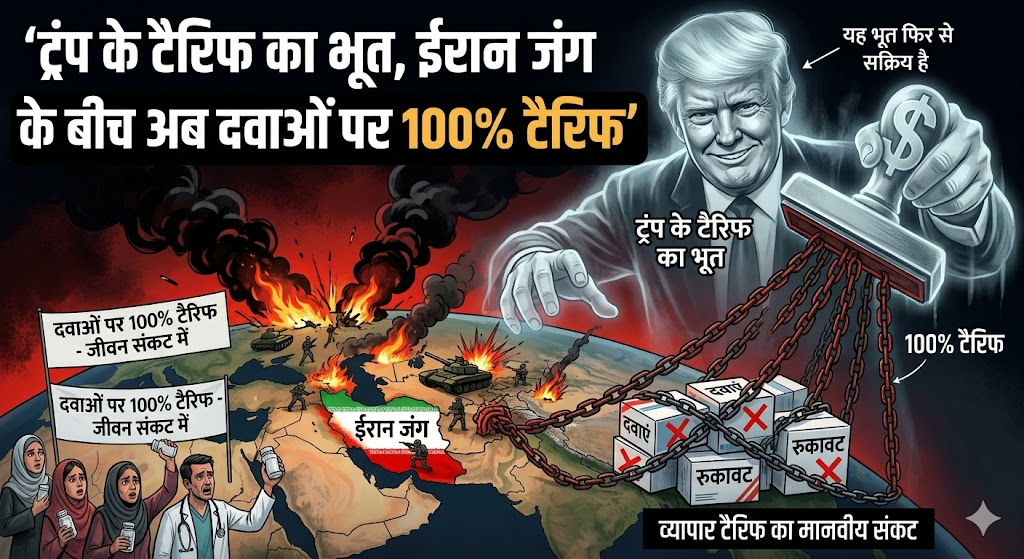 नहीं उतर रहा ट्रंप के टैरिफ का भूत, ईरान जंग के बीच अब दवाओं पर 100% टैरिफ की लटकी तलवार! पूरी सच्चाई, असर और भारत पर क्या होगा