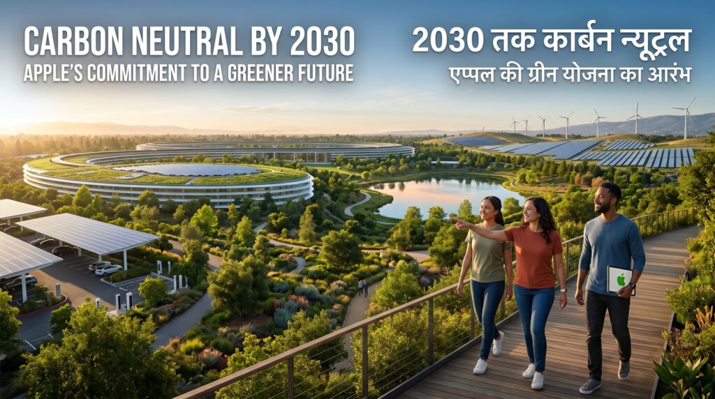 2030 तक कार्बन न्यूट्रल: एप्पल का ग्रीन प्लान शुरू